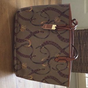 Ralph Lauren Caldwell Beltin Classic Tote Large